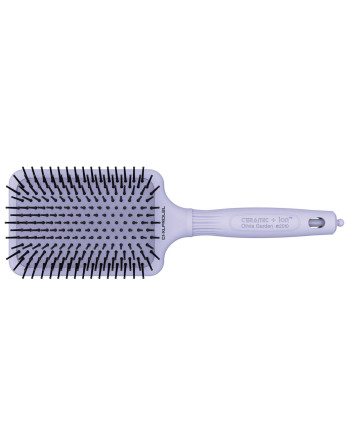 Olivia Garden Blossom Speed XL Ceramic Ion Large Paddle Brush - Purple